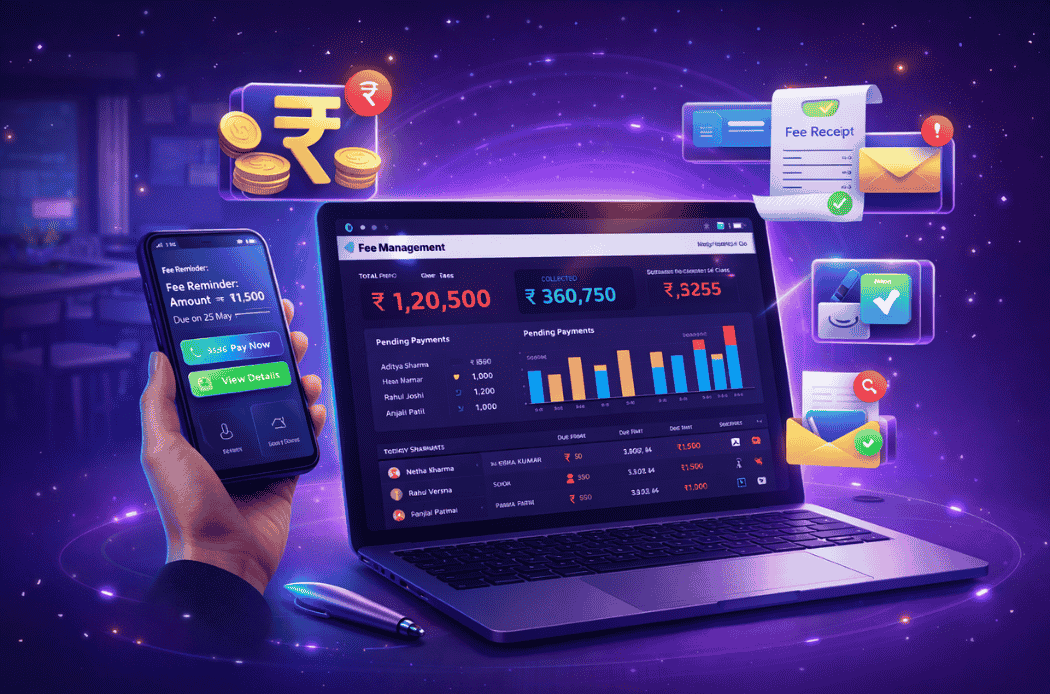 Fee Management System Dashboard UI